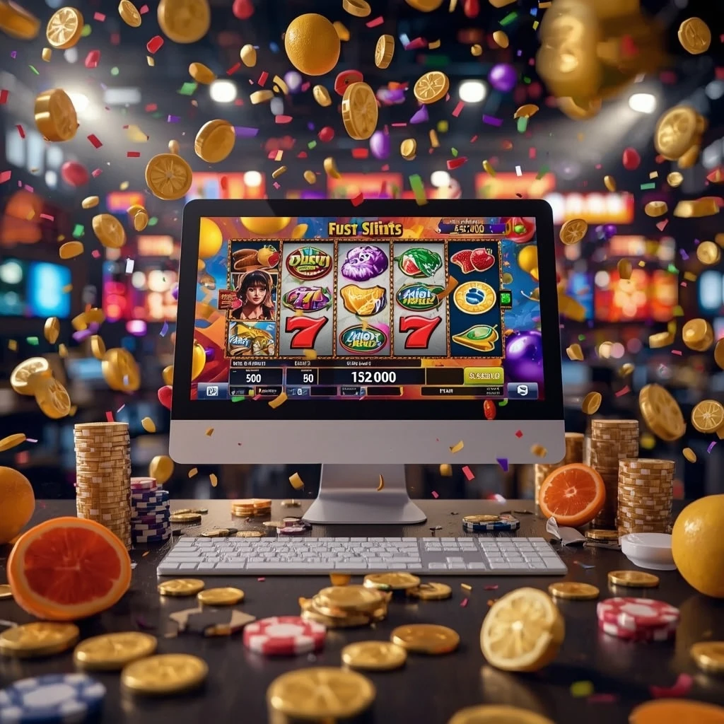 máquinas tragamonedas en el monitor VEGAZ CASINO